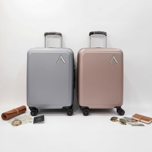 Image of Aristocrat Chromium Cabin 55 Cm(Small) 8 Wheels Trolley Bags for Travel Hard Case Luggage, Lightweight Bag with Combination Lock & Robust Trolley with 5 Years Warranty (Brown)