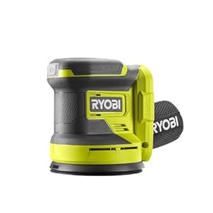 RYOBI – Excentrische schuurmachine 18 Volt ONE – 125 mm – 3 schuurmiddelen – RROS18-0