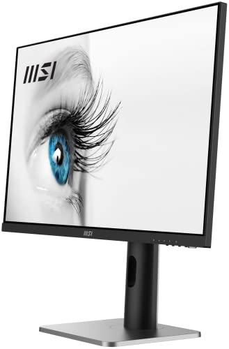 MSI PRO MP273QP Écran Bureautique 27" WQHD - Dalle IPS, 2560x1440, 75Hz, Confort Oculaire, Haut-Parleurs Intégrés, MSI Display Kit, Pied Ajustable, Montable VESA - DisplayPort 1.2a, HDMI 1.4b
