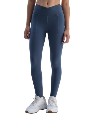 Image of CAVA Hourglass Snug Leggings for Women | V Waistband, Anti Camel Toe, Curved Back Seam, Deep Side Pockets, Sculpting ADPT Fabric