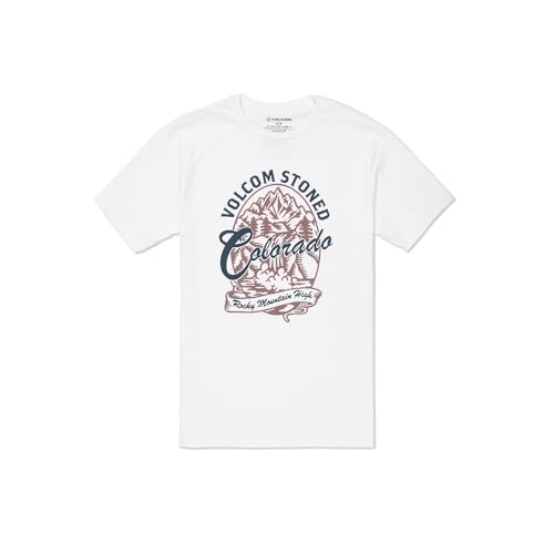 T-shirt Volcom Colorado blanc pour homme en taille M