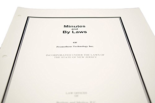 Blumberg Black Beauty Corporate Kit With Pdf Corporation Minutes & Bylaws, Records Binder, Corporate Seal, Printed Certificates With Stubs And More (Black) #TOP7