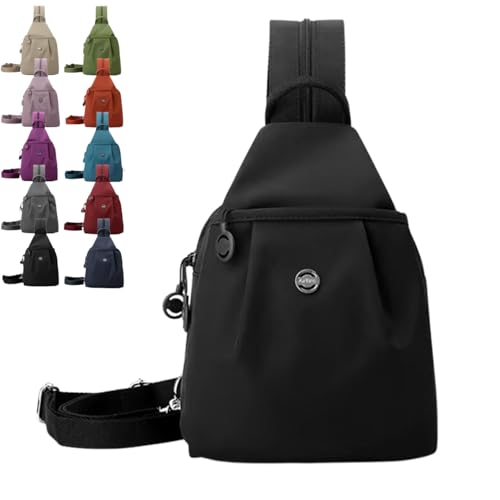 2025 Double Zipper Large Capacity Multi-compartment Backpack, Waterproof 2-Way Commuter Bag, For Men and Women (Black)