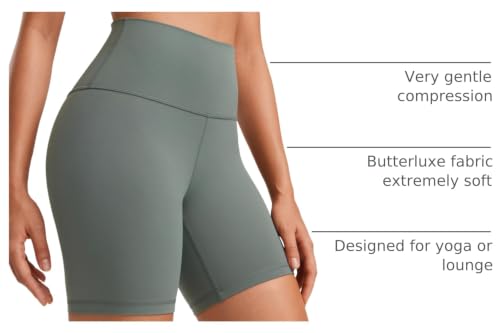 Image of CRZ YOGA Butterluxe Biker Shorts 6 inch | Extremely Soft, Gentle Compression, Yoga, High Waisted, for Women