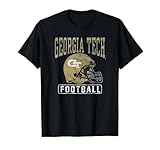 Georgia Tech Yellow Jackets Football Helmet T-Shirt