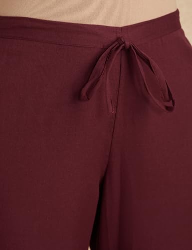 Image of Amazon Brand - Myx Women Cotton Rich Slim Pants (Available in Plus Sizes)