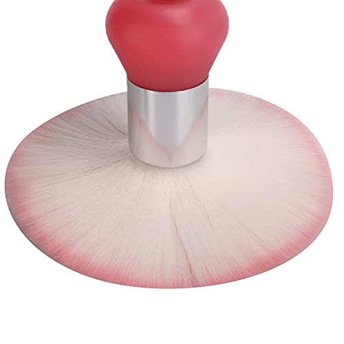 Barber Neck Duster Brush, Professional Hair Salon Haarentfernungsbürste, Broken Hairbrush, Haarschnitt Spezielle Reinigungsbürste Haarschneide-Kits für Barber Haircut, Rasieren, Reinigen(Rosa)