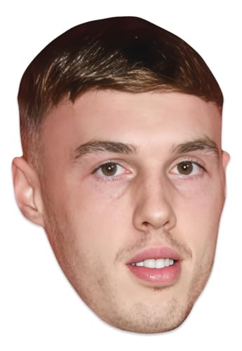 Star Cutouts CM271 Cole Palmer Cardboard Face Mask Football Fan Fancy Dress Party Prop & Match Day Fun
