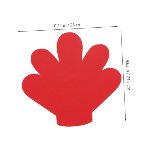 Milisten 2pcs Cheerleading Flower Hand Gloves for Boys and Girls Safe Dance Accessories for Sports Events School Parties and Cheerleading Activities2