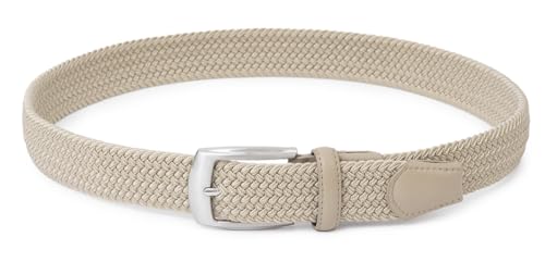 Image of Fabio Valenti Canvas Elastic Fabric Woven Stretch Braided Belts for Men Women Junior with Multicolored /Full Sizes