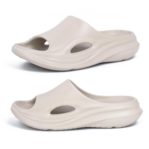 HORMAUWORD New Mens Sandals, Plantar Fasciitis Thick Cushion Orthotic Men