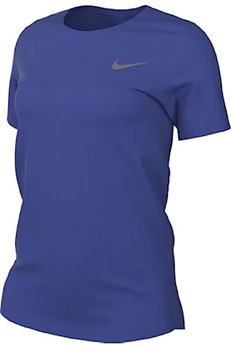 Nike Womens Legend Short Sleeve Crew T-Shirt (US, Alpha, XX-Large, Regular, Regular, Blue)
