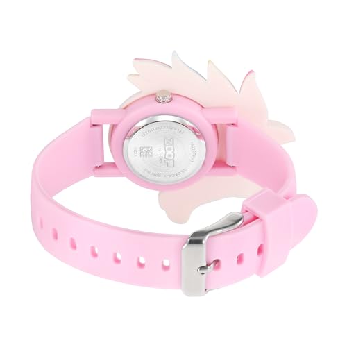 Zoop Friends from Nature Quartz Analog Pink Dial Pink Plastic Strap Watch for Kids - NT16039PP01