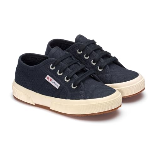 Superga 2750 Jcot Classic, Unisex-Kinder Low-Top, Blau (933), 27...