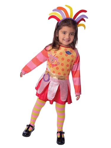 Smiffys In The Night Garden Upsy Daisy Kids Costume, Colourful Dress & Character Accessories, Official License Outfit for a Fun & Imaginative Look, Ideal for Parties and Playdates
