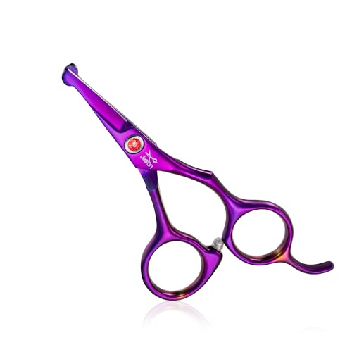 Jason 45 Dog Grooming Scissor  Professional Straight Shear with Round Tips Japanese Stainless Steel Scissors for Dogs Cats and Other Pets  Cucciolini Doodles Jason 4 5 dog grooming scissor  professional straight shear with round tips japanese stainless steel scissors for dogs cats and other pets   cucciolini doodles