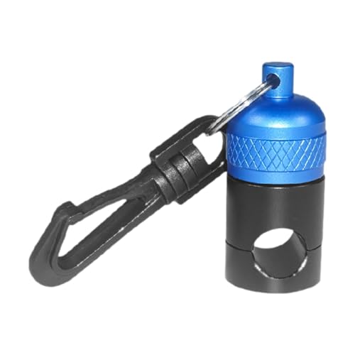 DYNWAVE Scuba Diving Regulator Hose Holder, Octopus Keeper Installs Easily to Your BCD Spare Breathing Quick Release Buckle, Blue