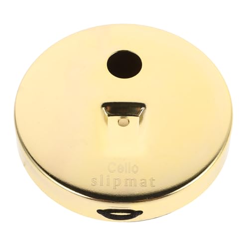 BESPORTBLE Non-slip Mat Rock Stop Cello Endpin Rest Cello Endpin Non Slip Stand Holder Violin Stopper Instrument Accessories Musical Instrument Accessories Aluminum Alloy Golden