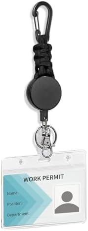 2 Stück Ausziehbare Schlüsselanhänger - Jojo Keychain Mit Karabiner Für Ausweise