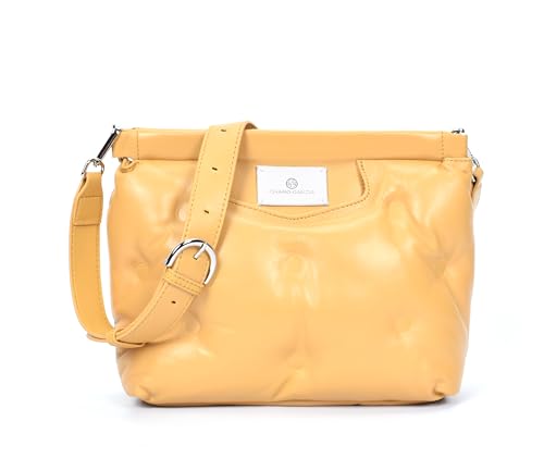 Image of Premium Italian Leather Tote Bag for Women - 100% Genuine Leather Handbag. Crossbody Bag with Detachable Strap