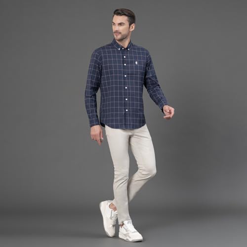 Image of Red Tape Men's Cotton Regular Fit Shirt