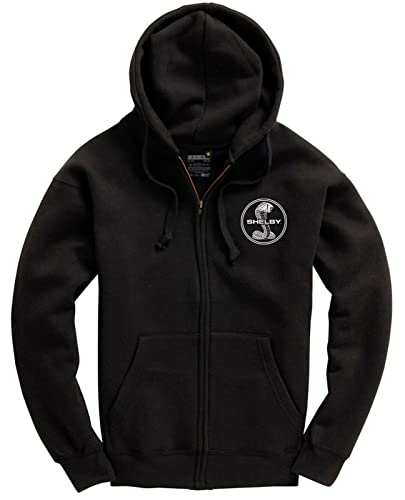 Shelby SS Stacked Zip Hombres Hombres Sudadera Negro Cover