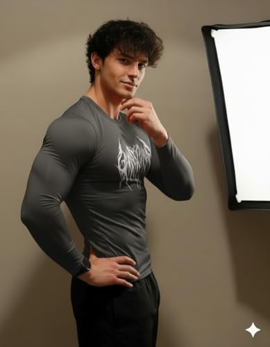 Image of Men's Cotton Oversized Fit Oversized Baggy Fit Drop Shoulder Cool and Stylish