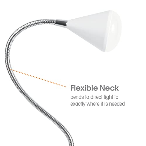 Ottlite Led Cone Clip Lamp | Task Lamp, Desk Lamp | Sturdy Clip, Flexible Neck | Great For Home, Office, Work Space, Dorm #TOP3