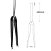 DHNCBGFZ 700C Carbon Fiber Road Bike Gravel Bike Fork 1-1/8
