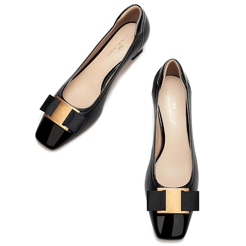 Black Dressy Shoe,Pumps for Women,Low Heel Pump,2 Inch,by ImIronMonique