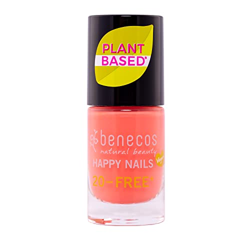 Benecos - natural beauty 94670 Esmalte de uñas - 8free - permeable al agua - 5 ml - sorbete de melocotón