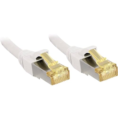 LINDY Câble réseau Cat.7 S/FTP, cuivre, LSOH, 600MHz, Blanc, 15m