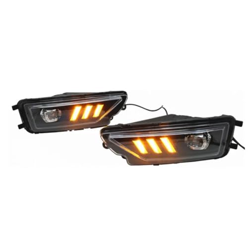 Feux antibrouillard avant VW Amarok 2017 feux de conduite de jour avec ligne de câble