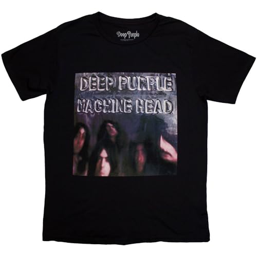 DEEP PURPLE - T-Shirt Machine Head - Adulte (2XL) (Noir)