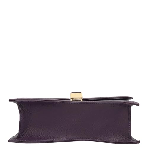 Image of Da Milano Leather Satchel Bag for Women