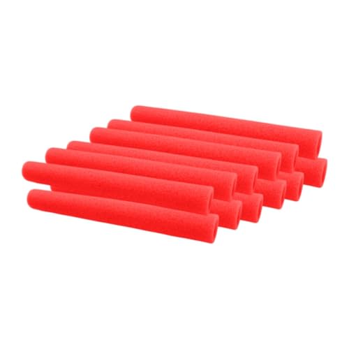 Vaveren 12 Pieces Trampoline Pole Foam Sleeves, Trampoline Poles Covers, Lightweight Accessories, Protective Covers Replacement, Red