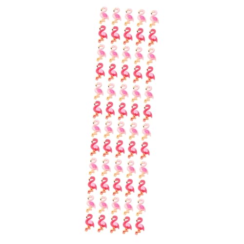 Embellissements De Flamants Roses en résine pour loisirs créatifs et DIY