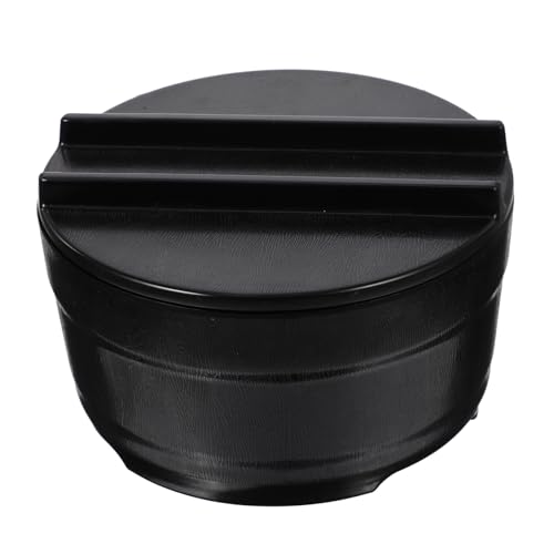 TOPPERFUN 木製飯蒸し器 食品保存用バケツ 蓋付き家用ライスコンテナ 調味料混ぜやすい丸型設計 滑らかな手仕上げで耐久性ある食卓用器具