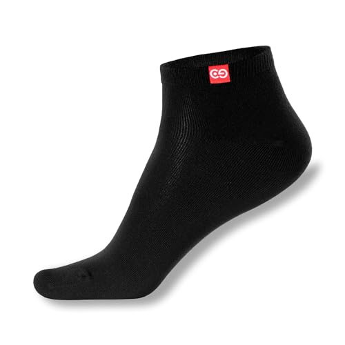 Preisvergleich Produktbild CozeEase Unisex 5 Par Bambus Socken 38-43 PREMIUM Qualität (Schwarz)