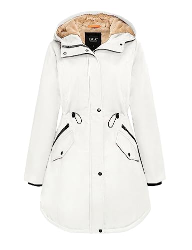 Amazon.com: Orolay Women's Thicken Fleece Lined Parka Winter Coat