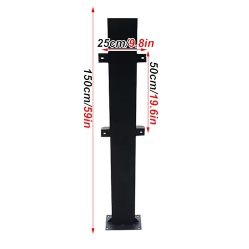 Socle de connexion pour chargeur de véhicule électrique avec support robuste en acier galvanisé