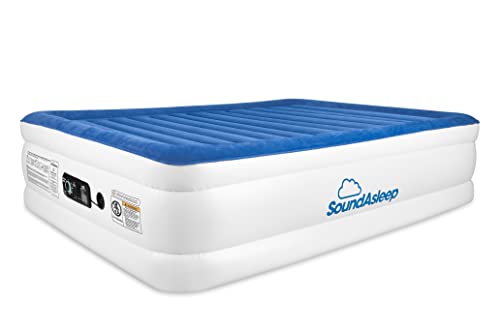 SoundAsleep CloudNine Series Raised Full Air Mattress with Dual Smart Pumps by SoundAsleep Products - Used condition - Image 8