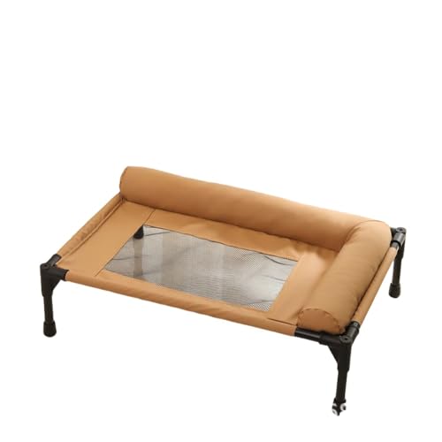 YAKINO 犬用ベッド(ペットベッド兼用) 防湿・通気性に メッシュ素材を採用 脚が地面から離れたデザインで安定感があり、ソファー風の使い心地 組み立てが簡単で軽量・持ち運び便利 取り外し・洗濯可能で強力な耐荷重を備え 小型・中型犬や猫にオールシーズン対