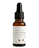 Aceite de Ginseng Siberiano 30 mL | Aceite Facial y Corporal Natural con Vitamina E | Infusión en Aceite de Sésamo | Nutre, Suaviza y Aporta Luminosidad