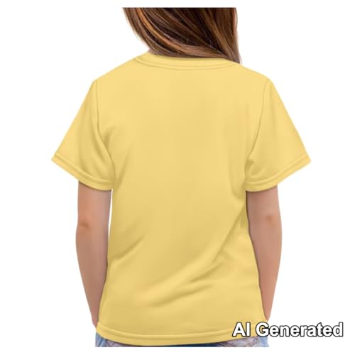 Image of Xhuibop Kids Tshirts Girls Boys 3-16 Years Summer Clothes for Teens Loose Fitting Tops