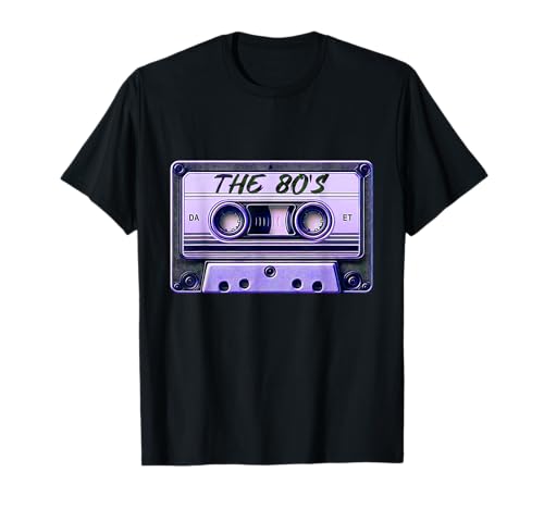 Cassettes Retro 80's Retro Mix Tapes Vintage Design Camiseta