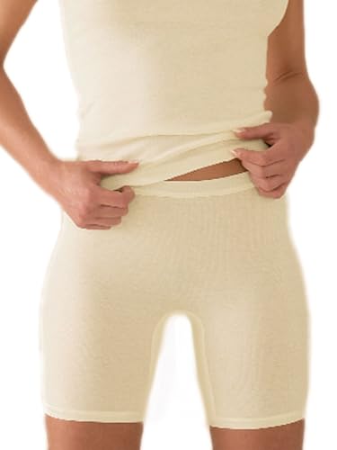 Sangora Damen Slip, Wollweiß, L EU