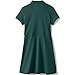 Lands' End Uniform Girls Short Sleeve Interlock Dress Evergreen Kids 4