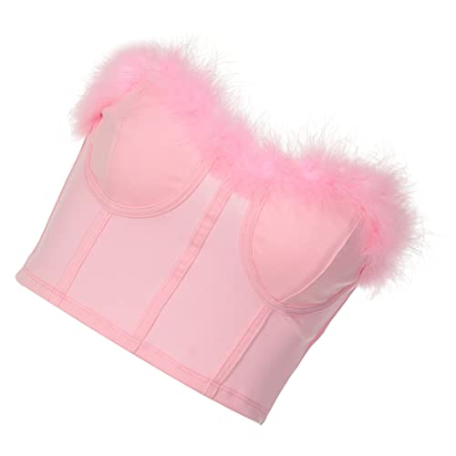 Top esponjoso peludo para mujer ideal para renovar tu ropa de club