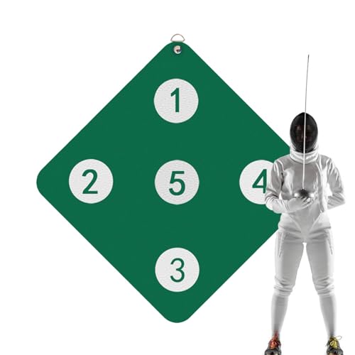 Objetivo de muro de esgrima, práctica objetivo de esgrima - Vence de práctica auxiliar de esgrima montada en la pared,Juegos de equipos auxiliares con bulls-, herramienta de mejora de habilidades para